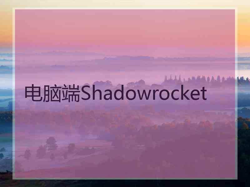 电脑端Shadowrocket