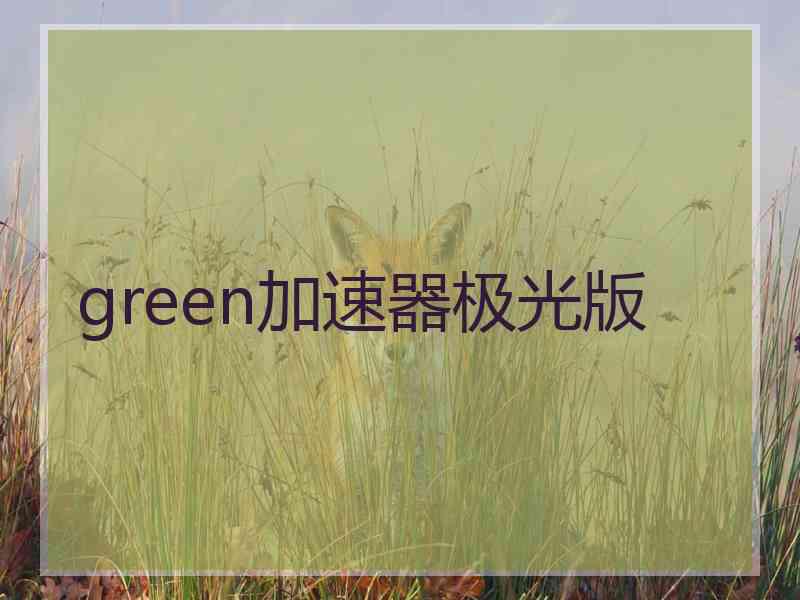 green加速器极光版