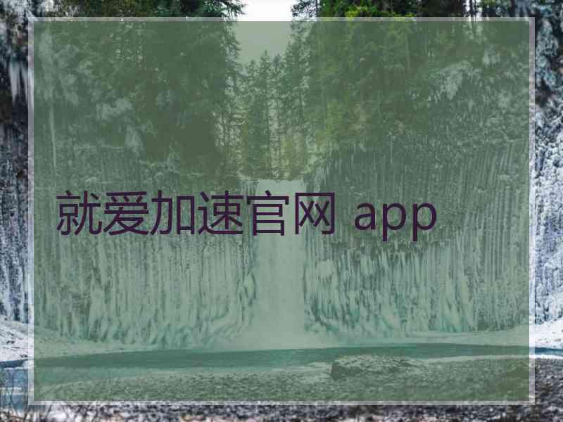 就爱加速官网 app