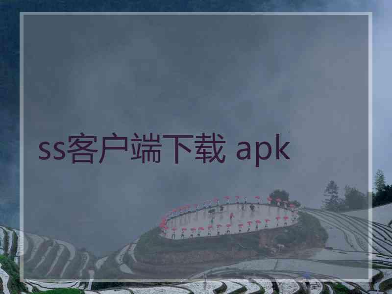 ss客户端下载 apk