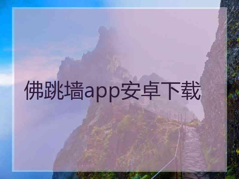 佛跳墙app安卓下载