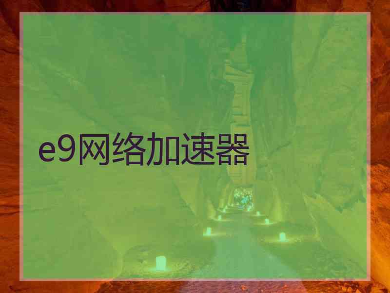 e9网络加速器