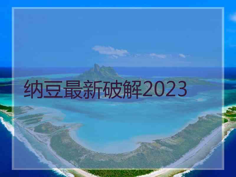 纳豆最新破解2023