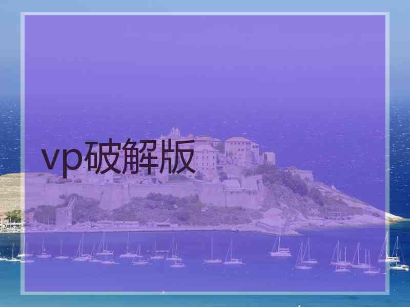 vp破解版