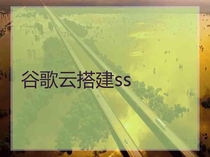 谷歌云搭建ss