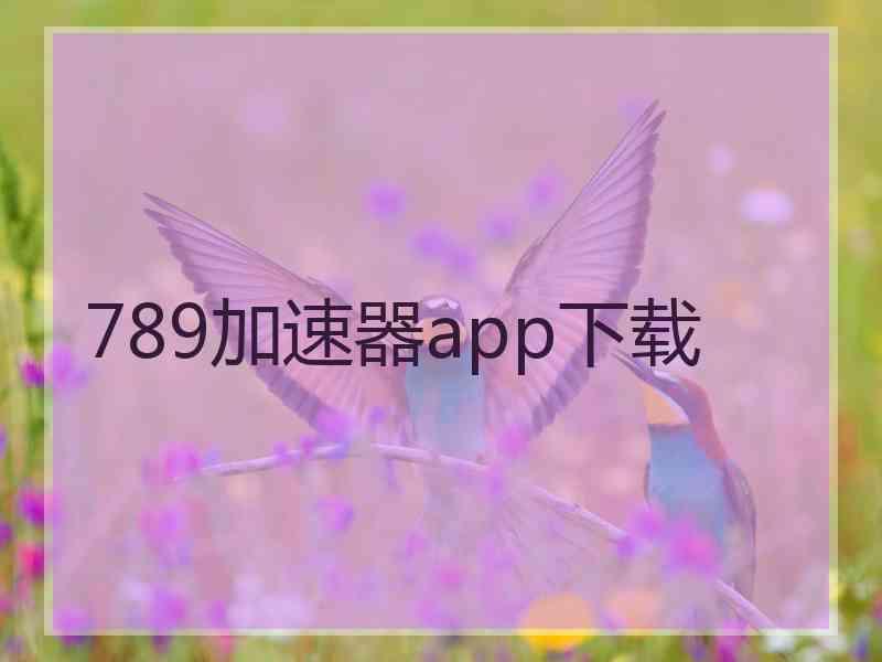 789加速器app下载