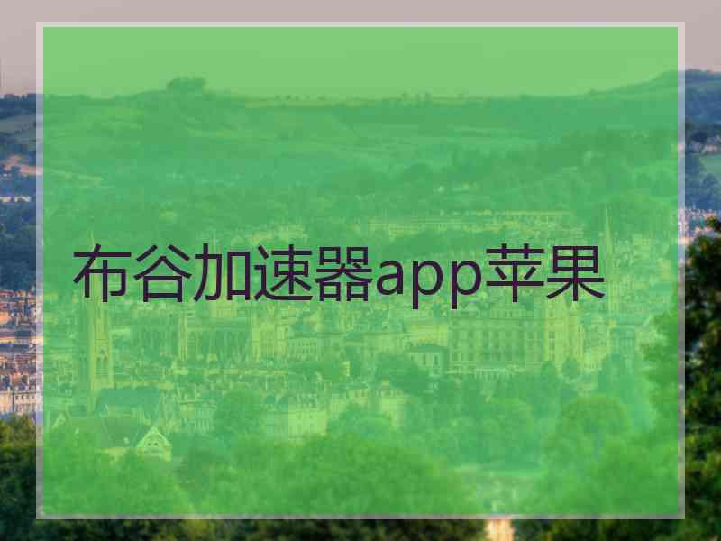 布谷加速器app苹果