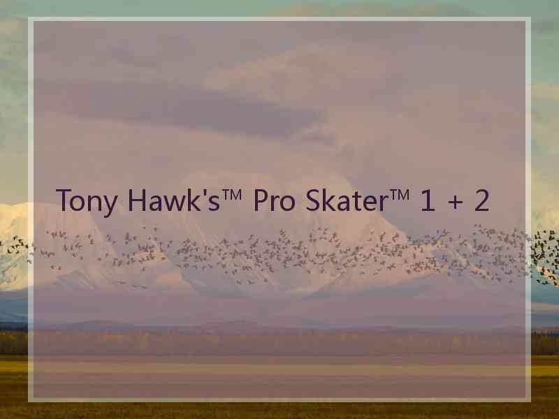 Tony Hawk's™ Pro Skater™ 1 + 2