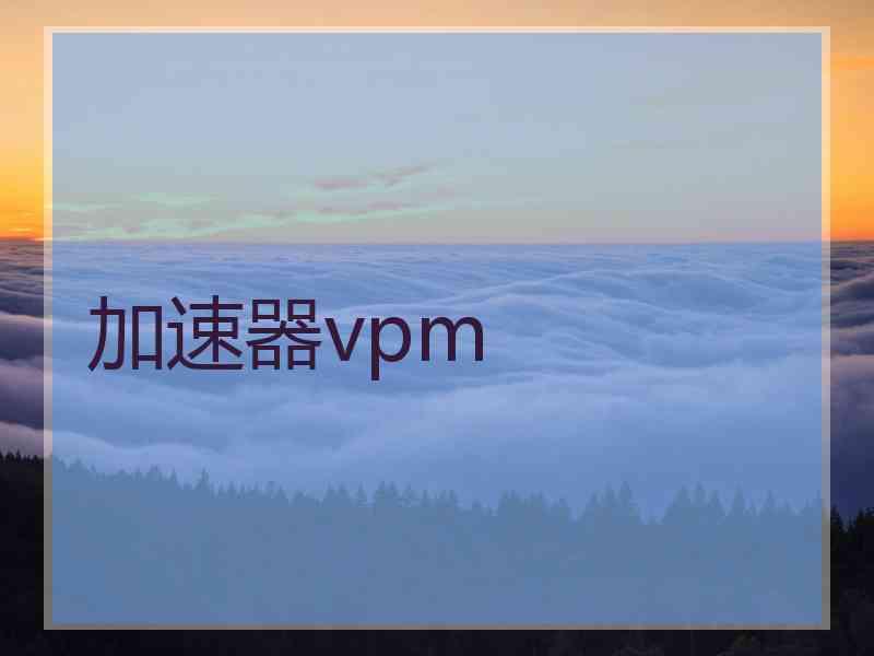 加速器vpm