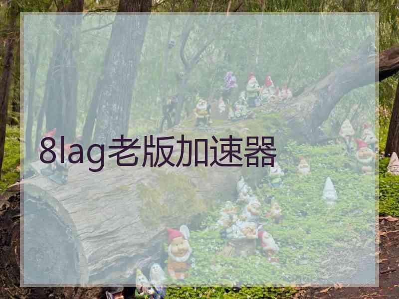 8lag老版加速器