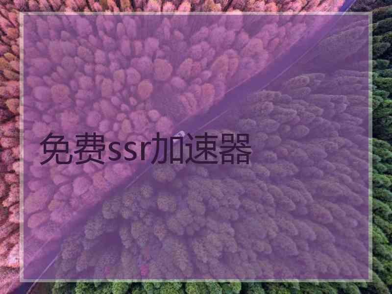 免费ssr加速器