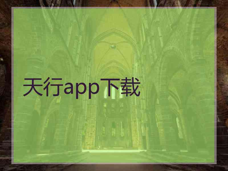 天行app下载