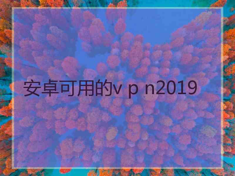 安卓可用的v p n2019