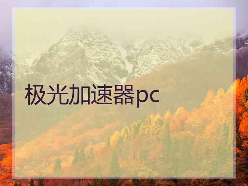 极光加速器pc