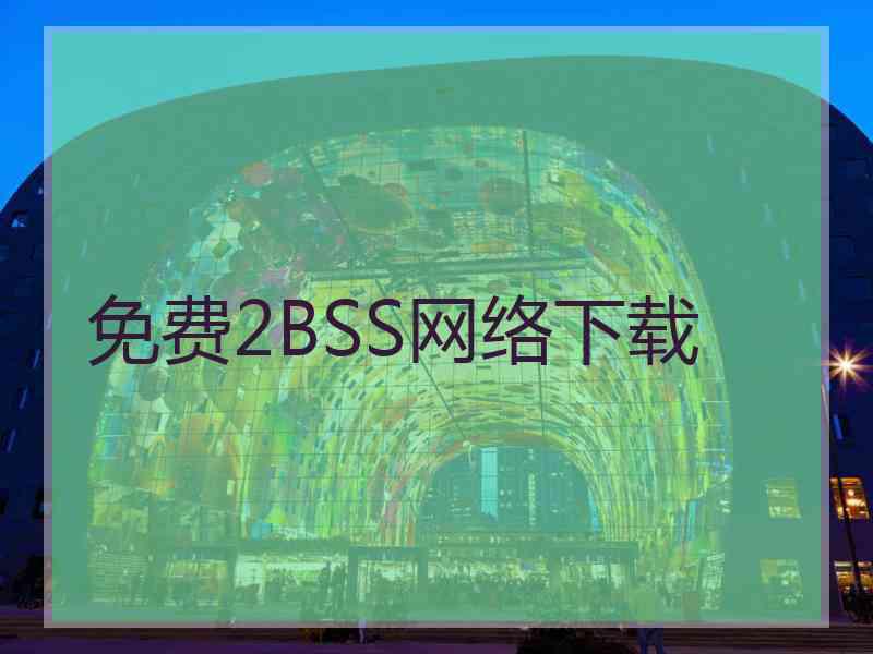 免费2BSS网络下载