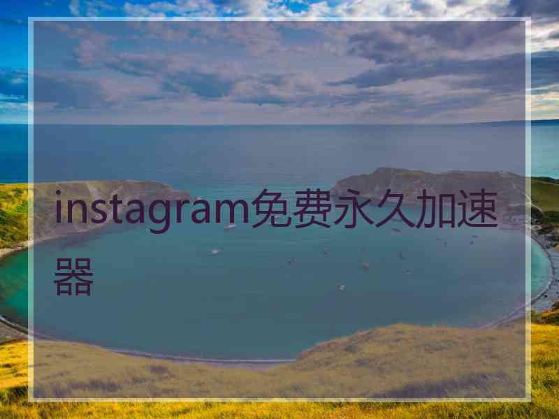 instagram免费永久加速器