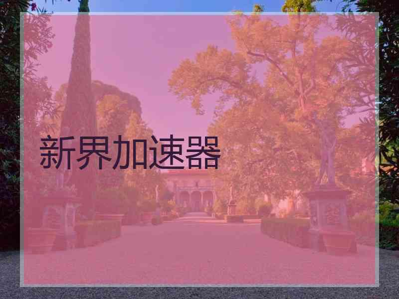 新界加速器