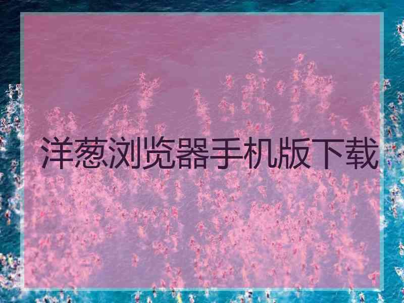 洋葱浏览器手机版下载