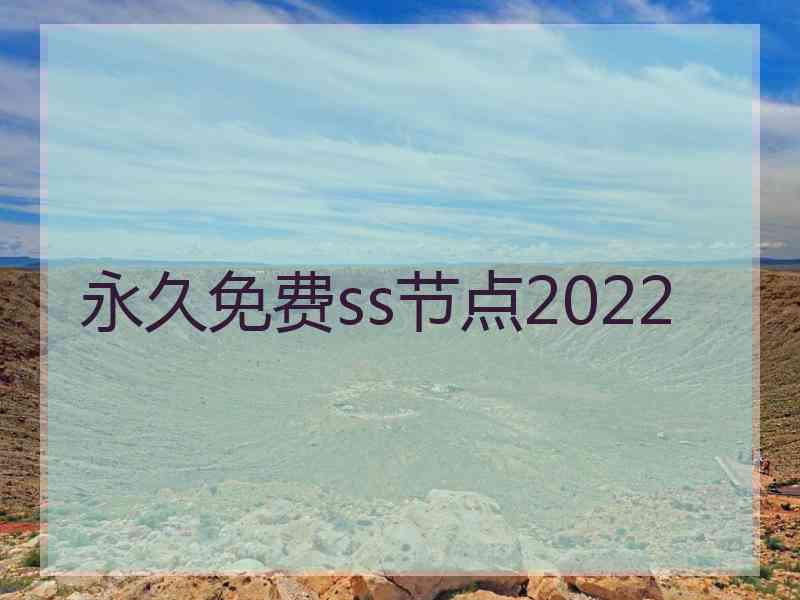 永久免费ss节点2022