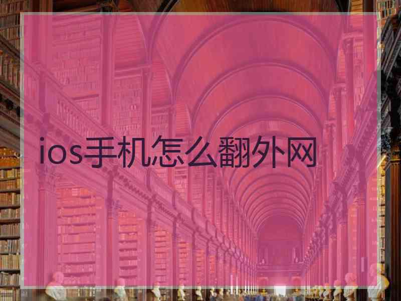 ios手机怎么翻外网