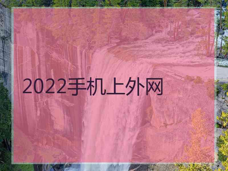 2022手机上外网